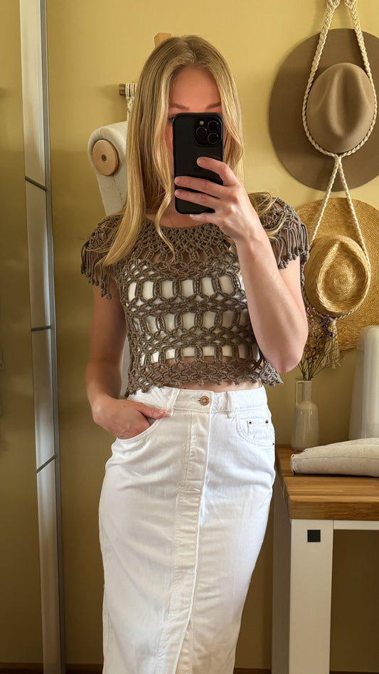 Top Sunny z frędzlami